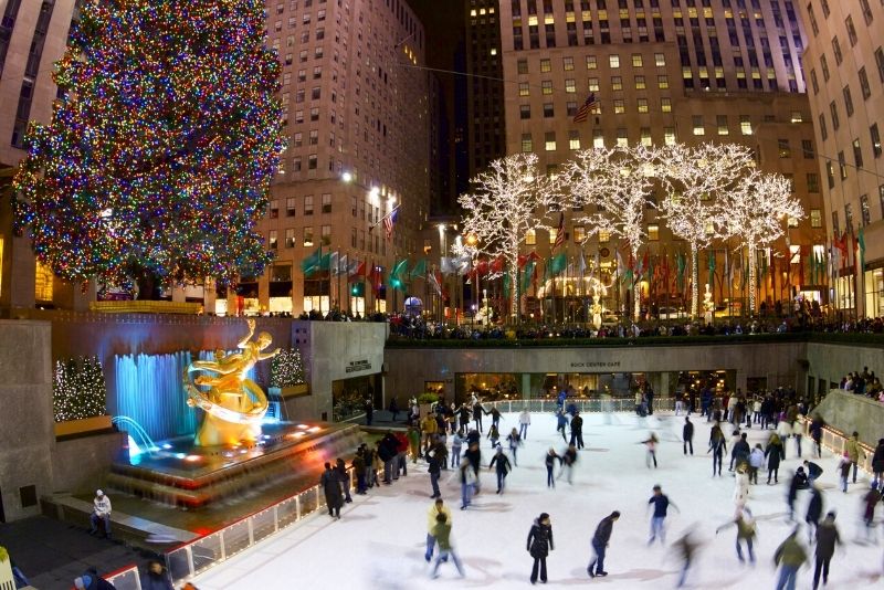 Rockefeller Center rink, New York City