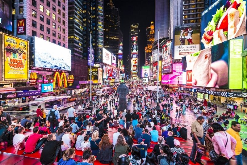 Times Square Midnight Moment