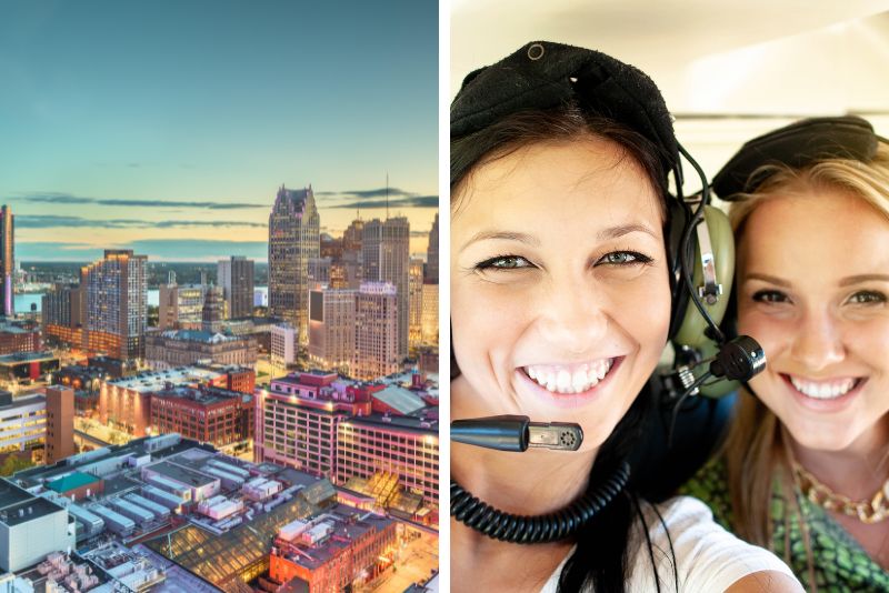 helicopter tours in Detroit