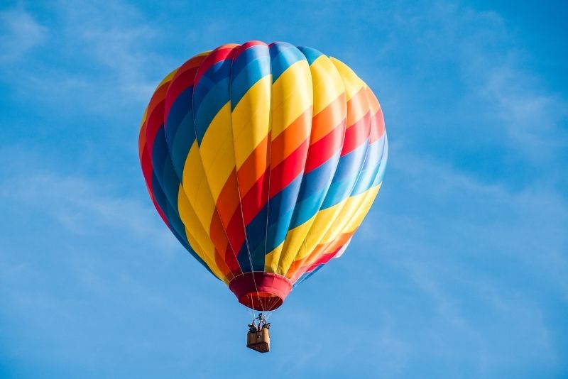 hot air balloon ride in Granada