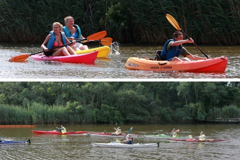 kayaking Long Island