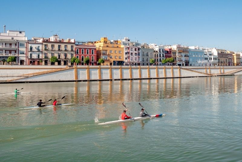 kayaking in Seville