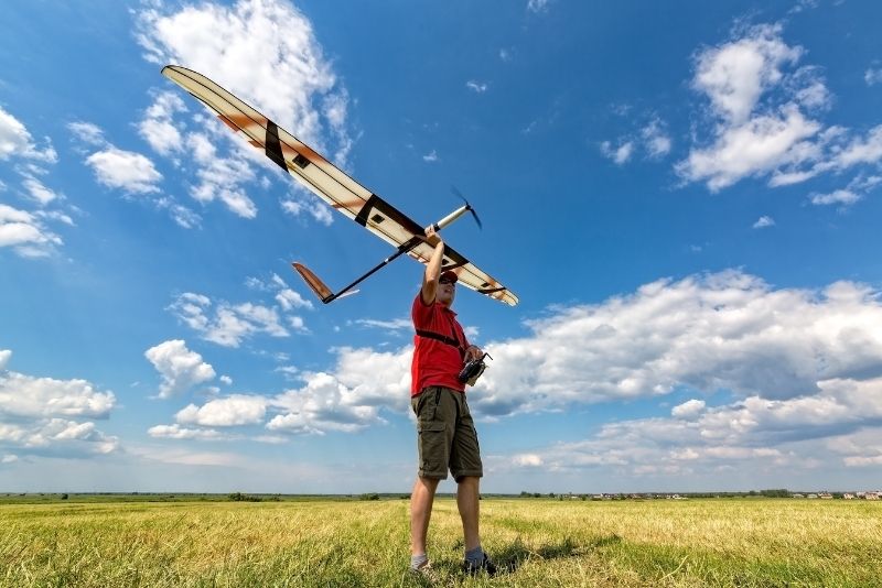 model aircraft flying in Albuquerque