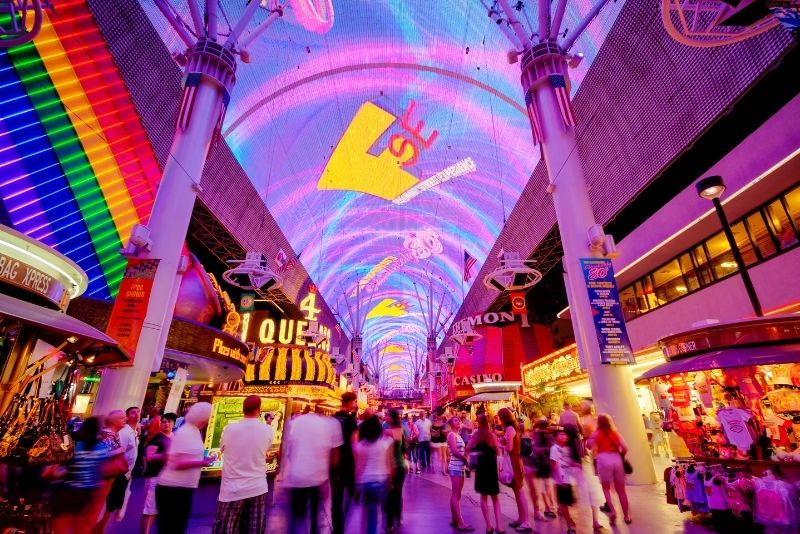Fremont Street light show, Las Vegas Strip
