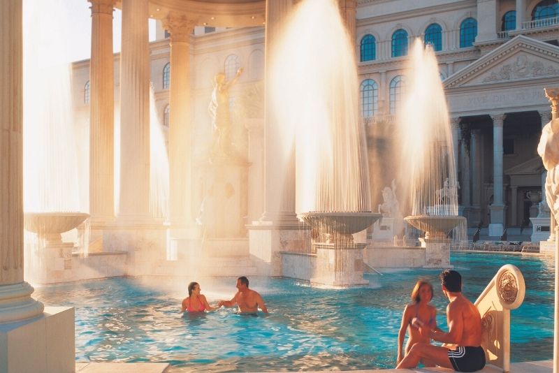 Paris Hotel Pool Las Vegas Summer Fun Caesars Art Print for Sale