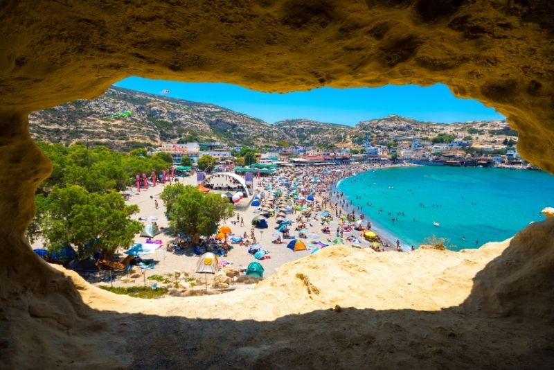 Playa de Matala, Creta