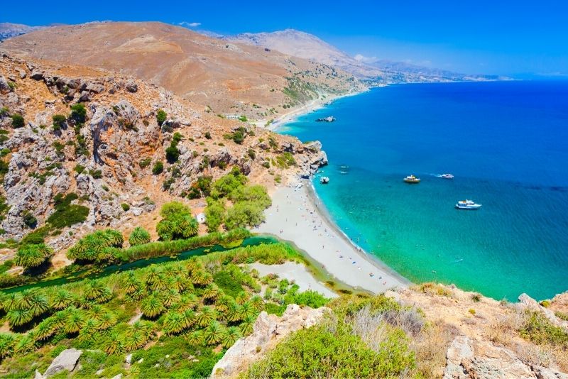 Playa de Preveli, Creta