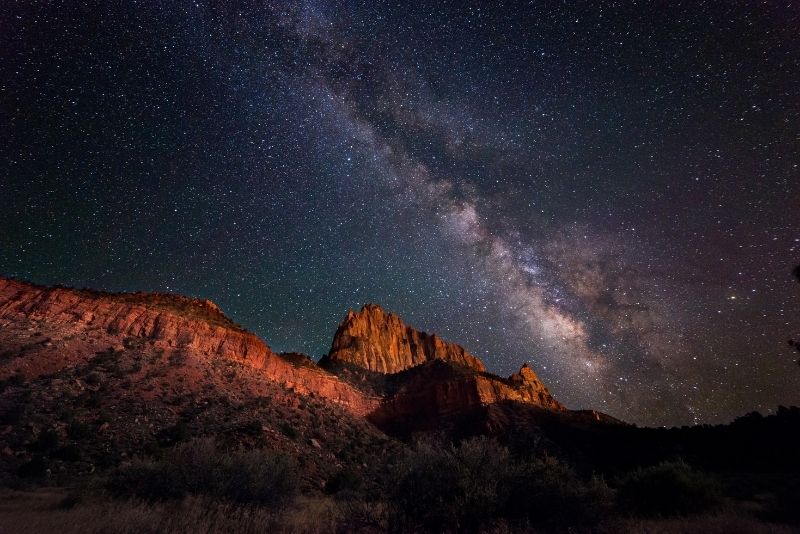 stargazing in Zion National Park
