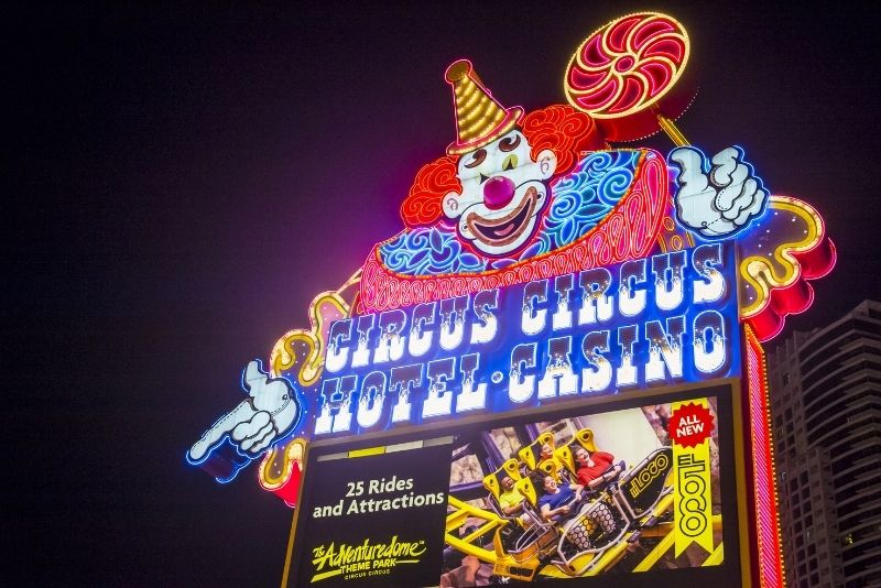 The Adventuredome Indoor Theme Park, Circus Circus, Las Vegas Strip