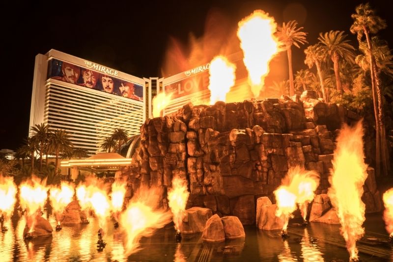 The Volcano Show , Mirage Hotel, Las Vegas Strip
