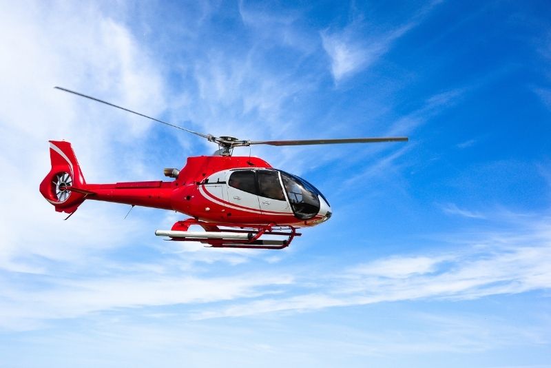 helicopter tour in Zion National Park