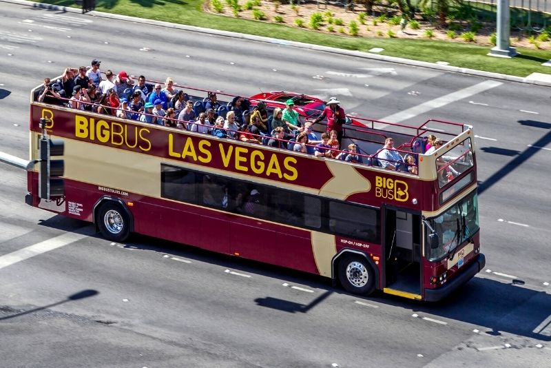 hop on hop off bus tour in Las Vegas