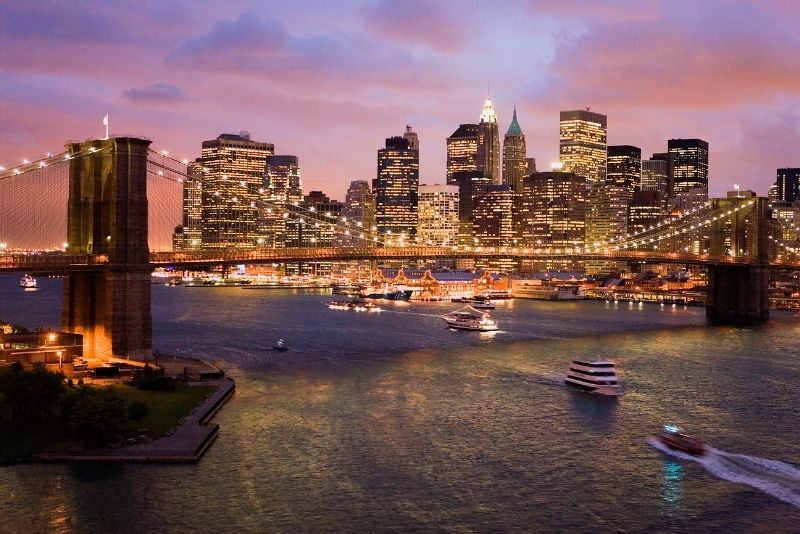 New York City sunset cruise
