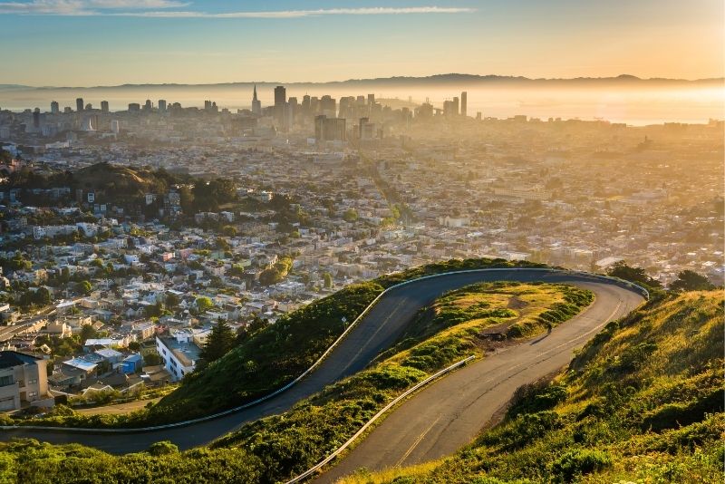 Twin Peaks in San Francisco, California
