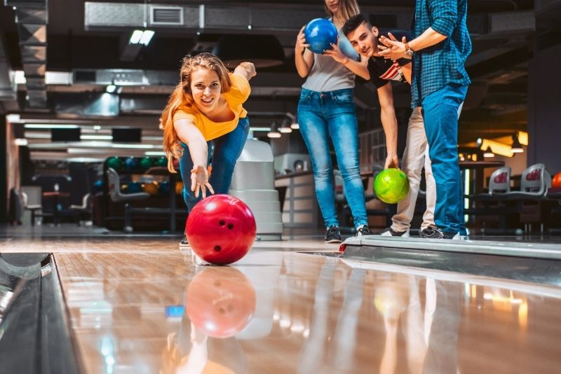 bowling game in New York City