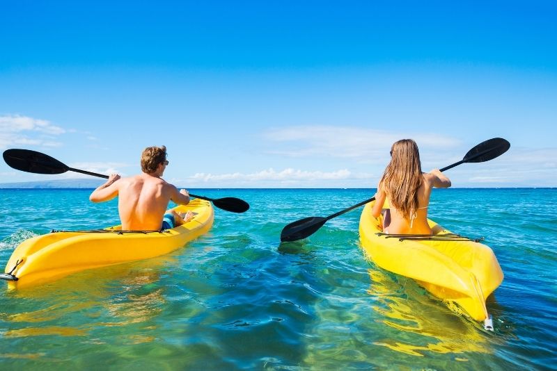 kayaking at St. Pete Beach