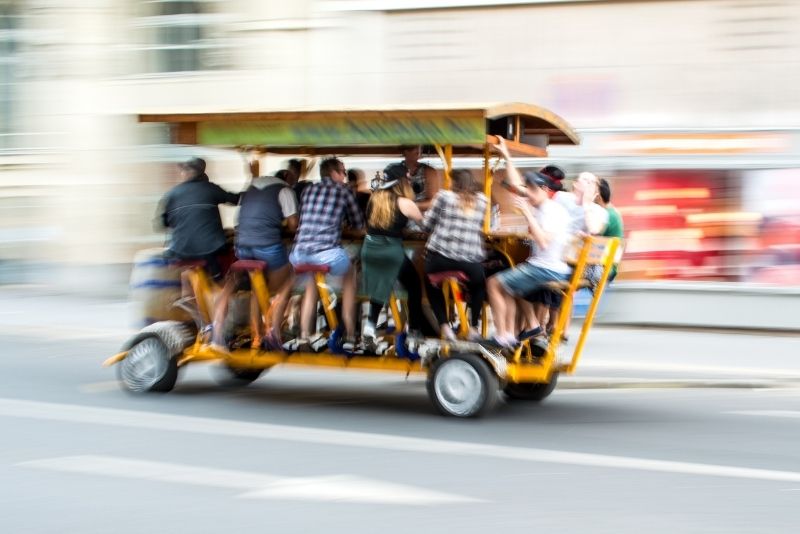 trolley pub crawl in St Petersburg, Florida