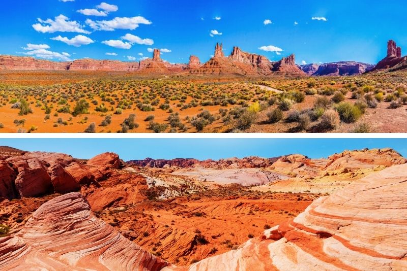 Red Rock Canyon vs Valley of Fire