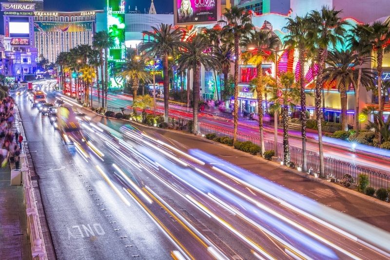 4K] Las Vegas Strip Night Walking Tour, 2022