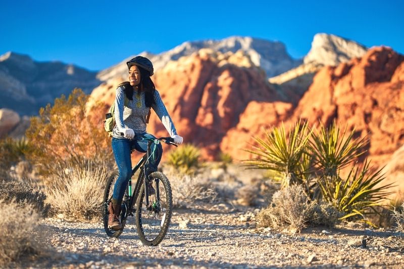 red rock canyon road bike tour