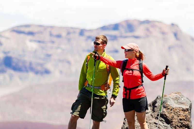 hikkers in Valley of Fire State Park