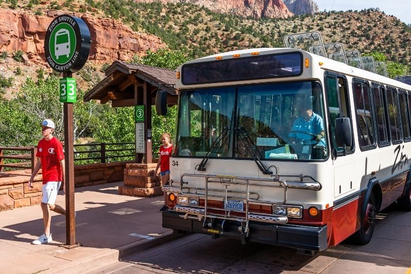 how to get around in Zion National Park