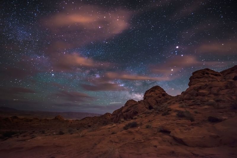 overnight camping in Valley of Fire