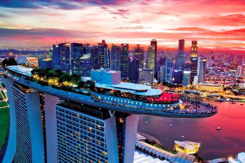 Ce La Vie rooftop bar, Singapore
