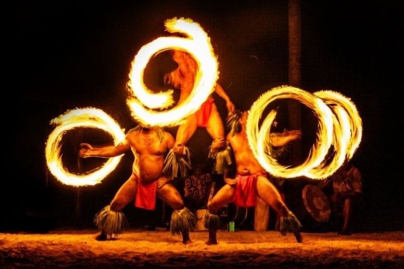 Fire Dancer Show in Marco Island