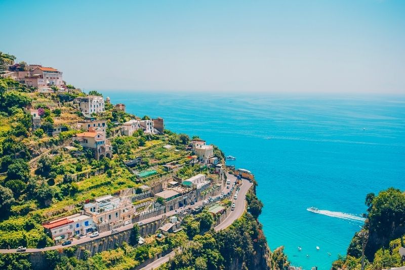 From Sorrento Amalfi and Positano Full-Day Trip by Boat