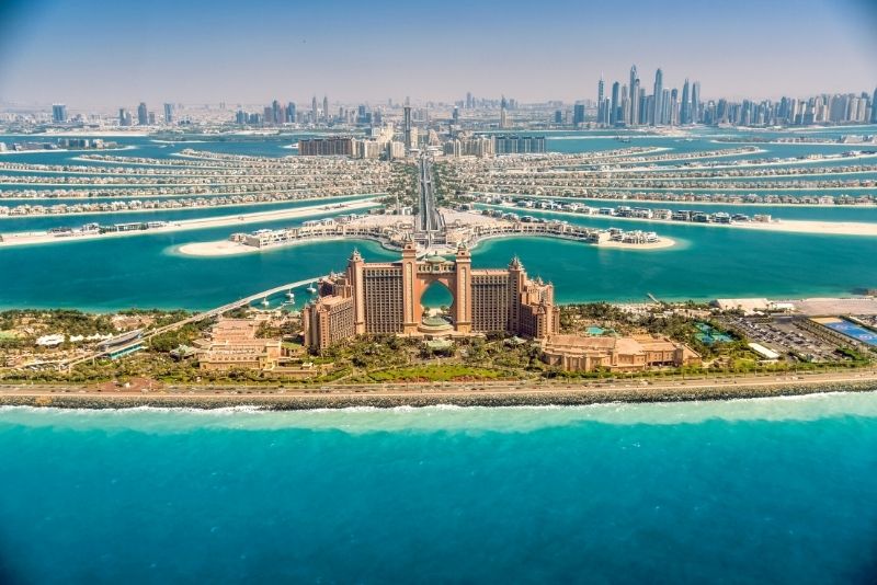 Palm Jumeirah island, Dubai