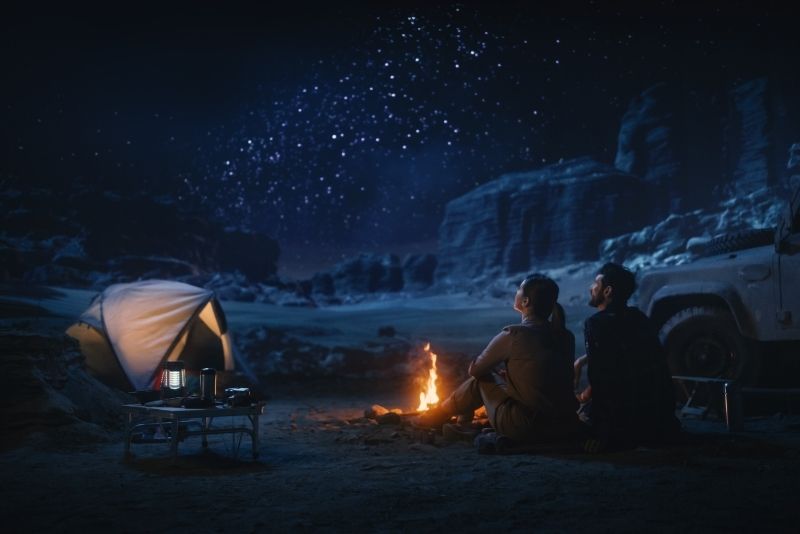 camping at Grand Canyon