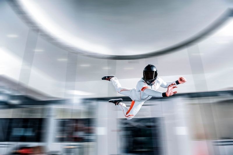 indoor skydiving at iFly, Singapore