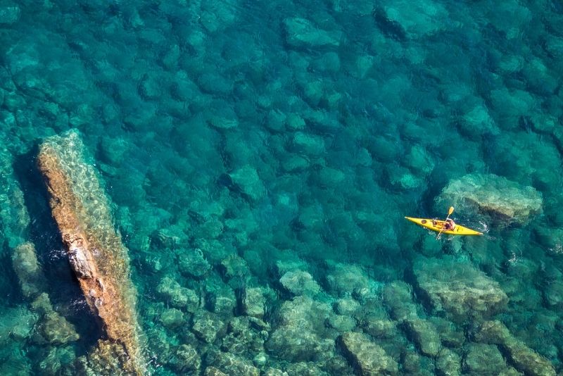 kayak alle Cinque Terre