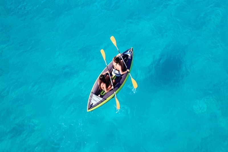 kayaking in Punta Campanella Natural Reserve, Sorrento