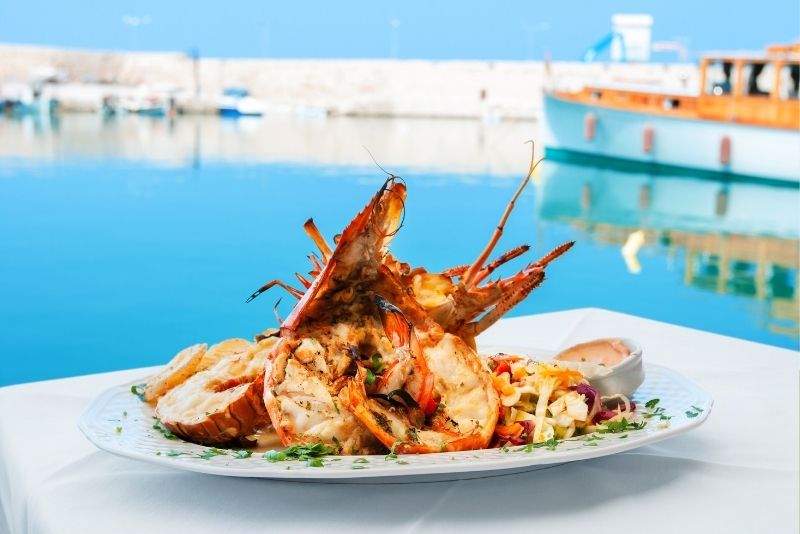 seafood lunch in Cinque Terre