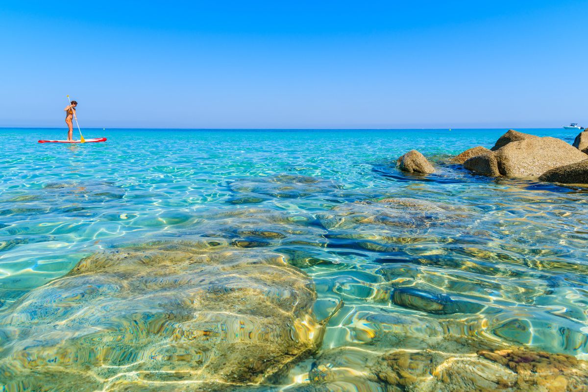 Beach of Capo Bianco, Corsica