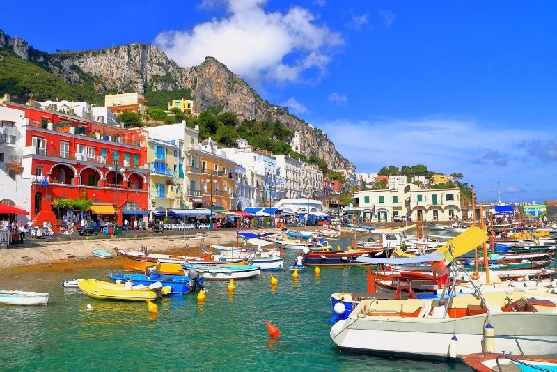 Capri boat tours departure point