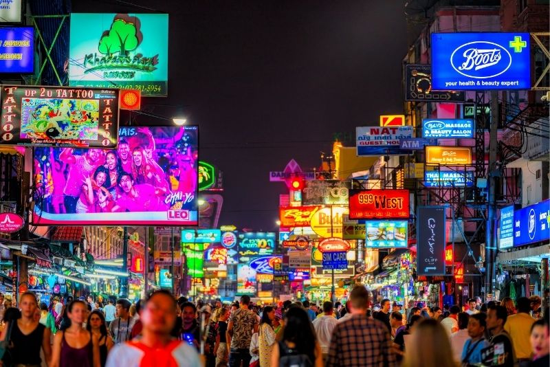 Bangkok City Neon Lights T-Shirt Gift, Bangkok Thailand, Bangkok