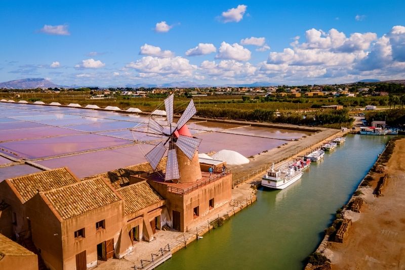 Mothia salt flats boat tours from Trapani, Sicily