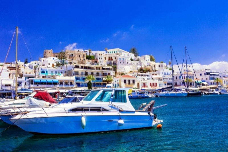 Naxos boat tours departure location