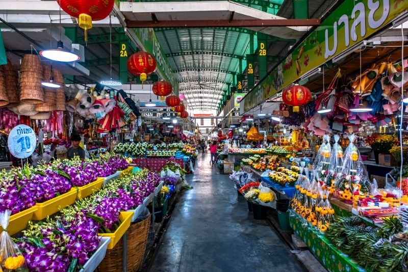 Pak Khlong Talat flower Market, Bangkok