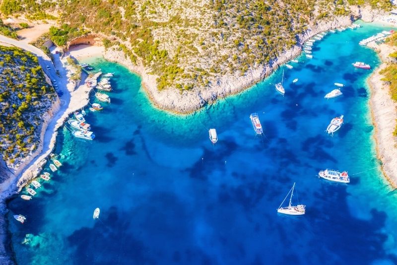 Zakynthos boat tours departure