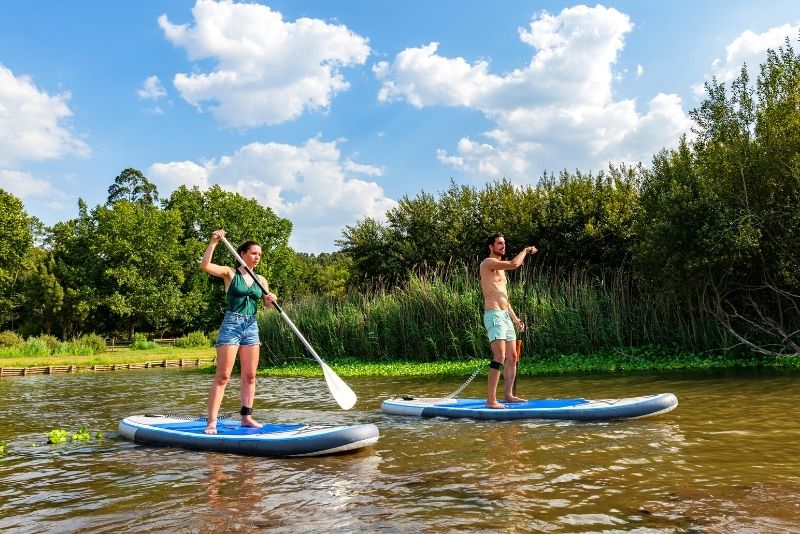 paddleboarding in Cape Canaveral