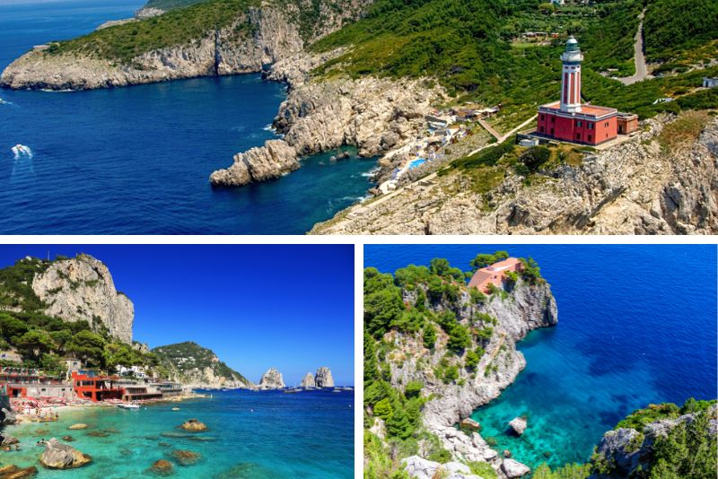 places to visit on a Capri boat trip