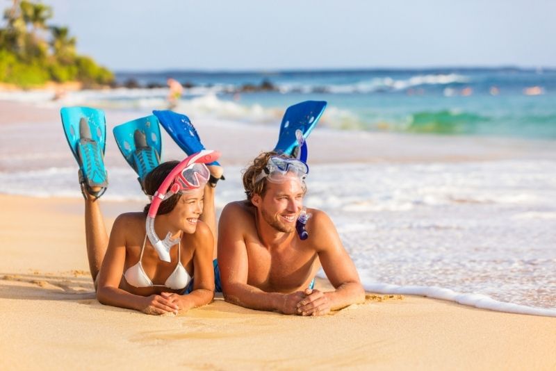 snorkeling boat tour in Yeroskipou Bay