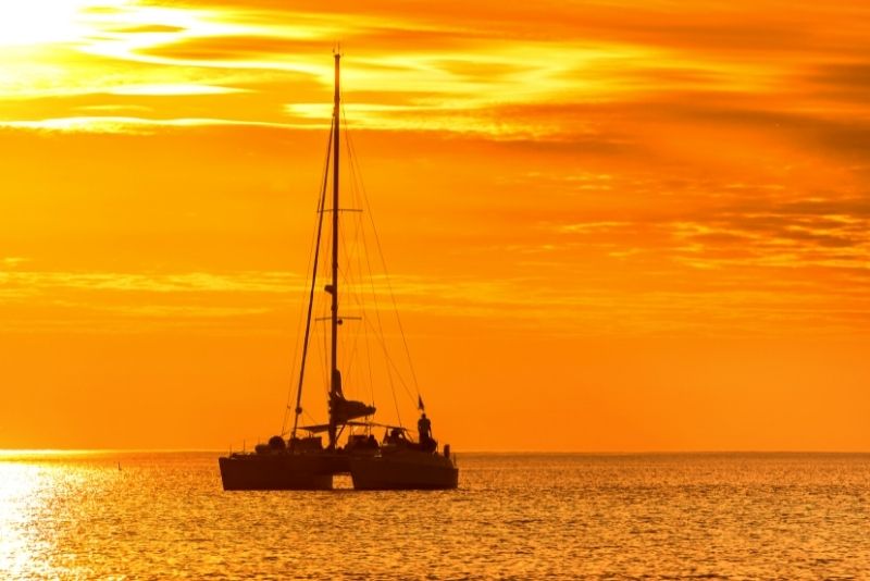 sunset cruise in Madeira