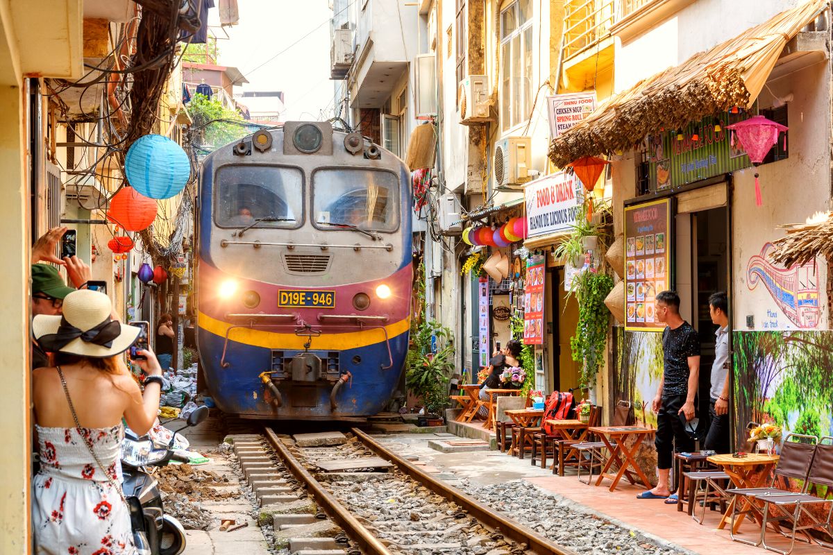 Hanoi Train Street, Vietnam