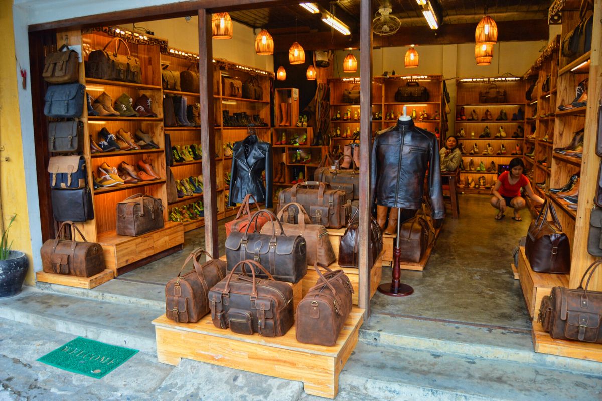 leather shop in Hoi An