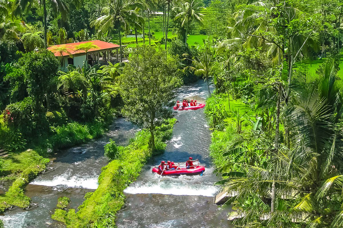 rafting in Bali